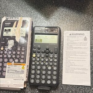 Casio ClassWiz Scientific Calculator in Black